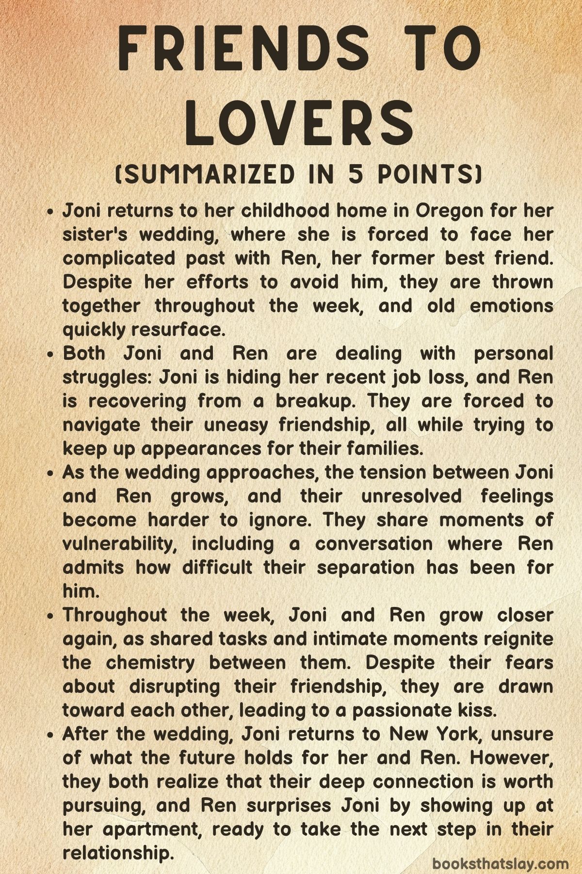 Friends to Lovers by Sally Blakely Summary