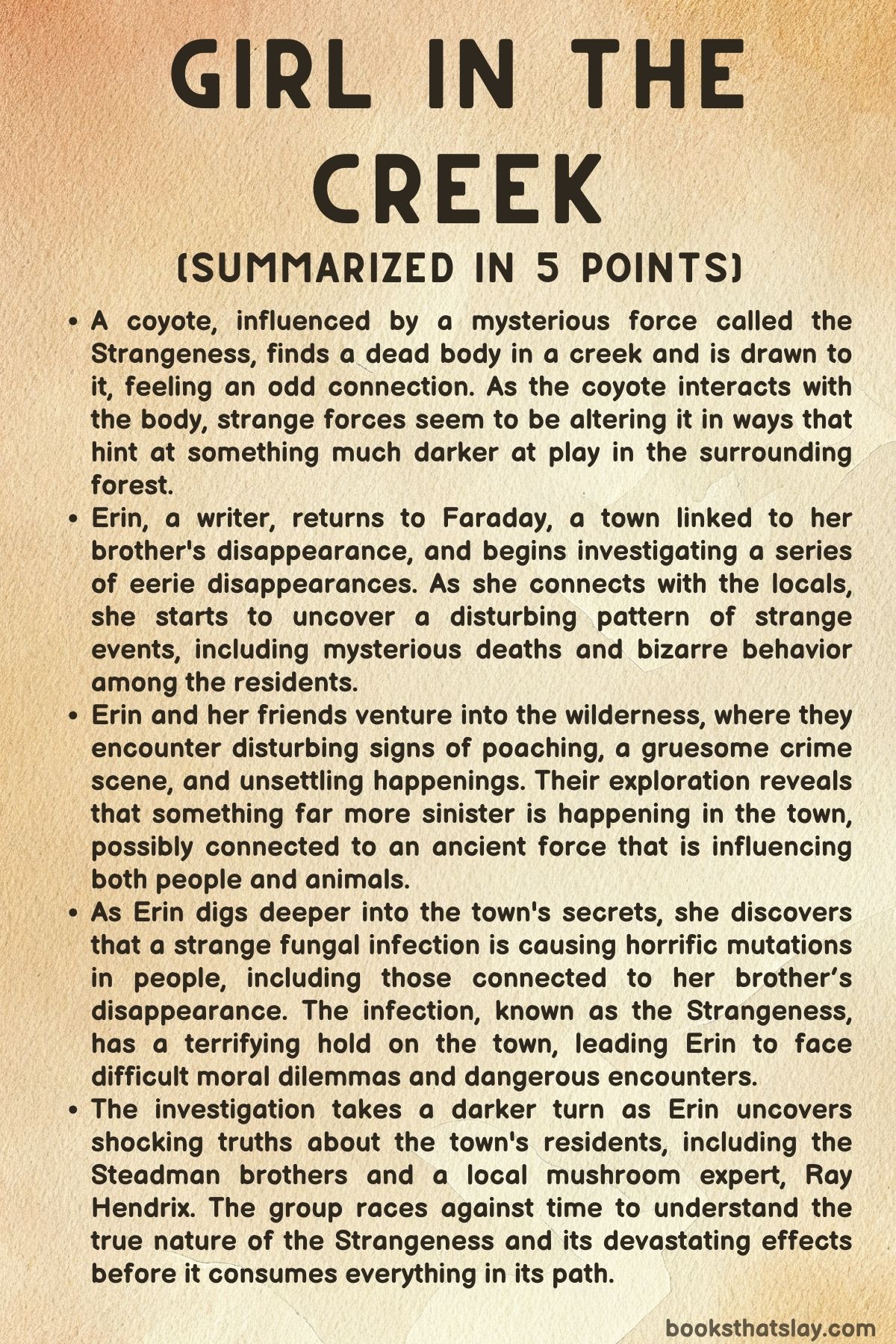 Girl in the Creek Summary, Characters and Themes