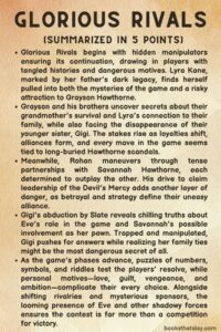 Glorious Rivals Summary, Characters and Themes