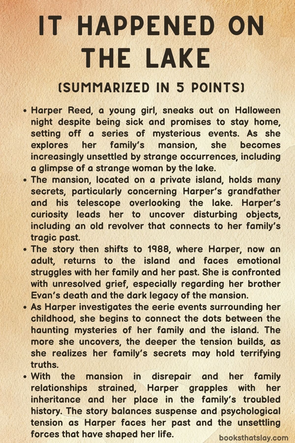 It Happened on the Lake Summary
