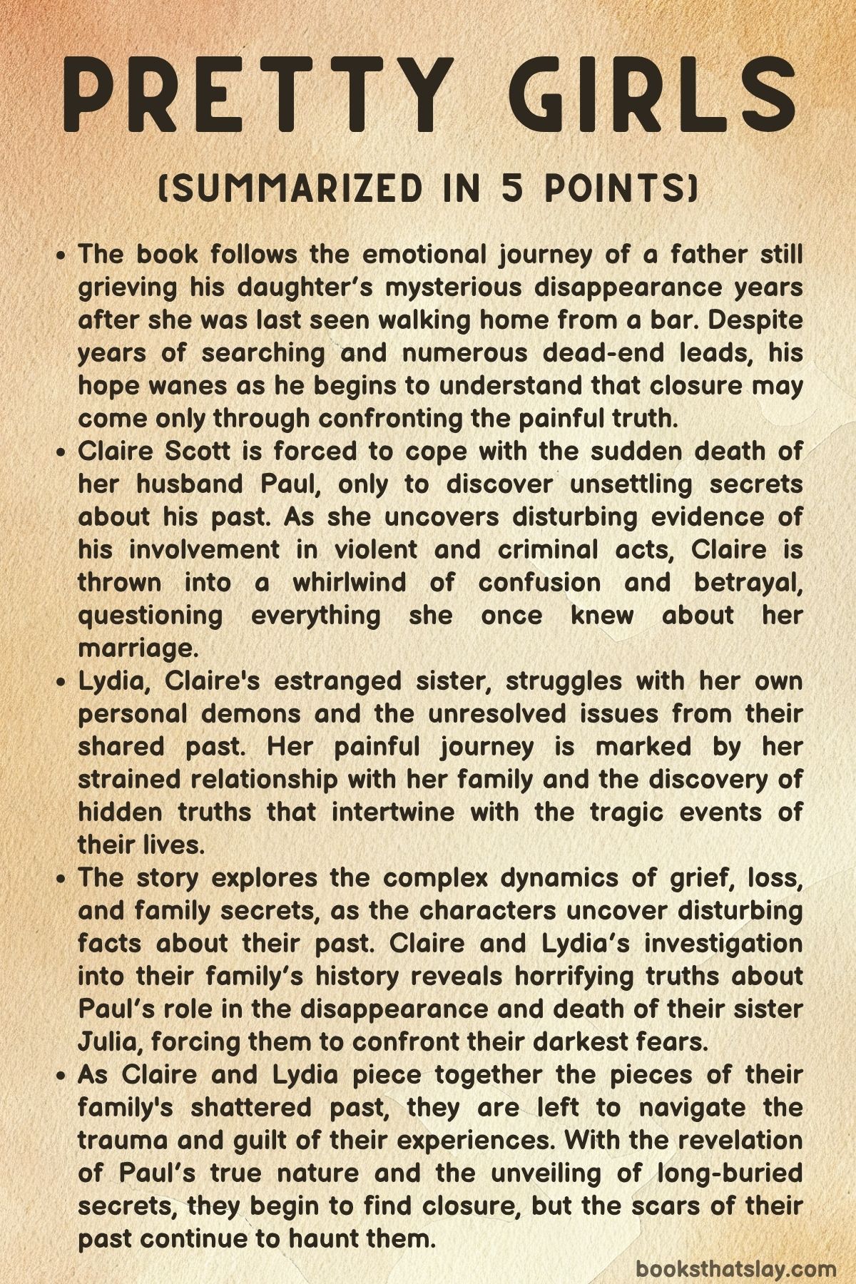 Pretty Girls Summary
