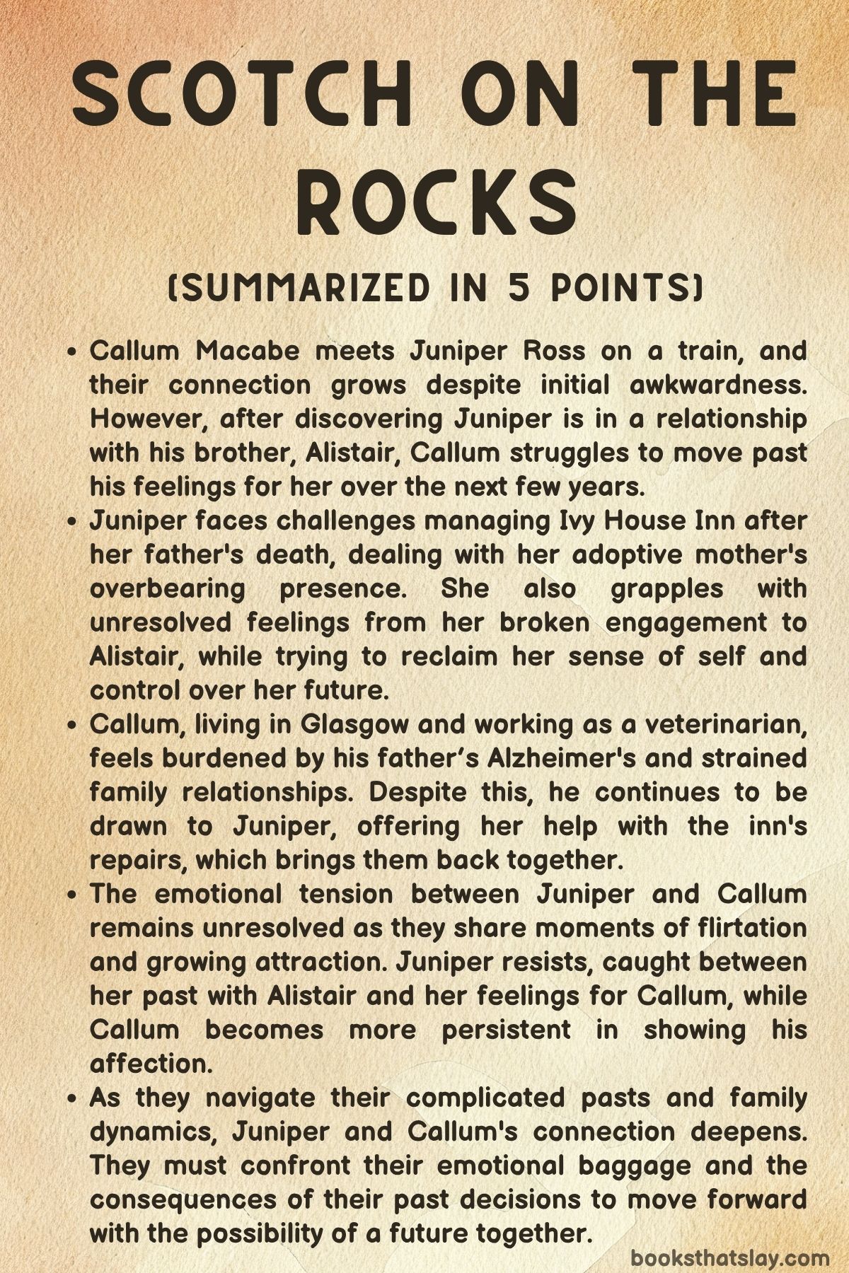 Scotch on the Rocks Summary