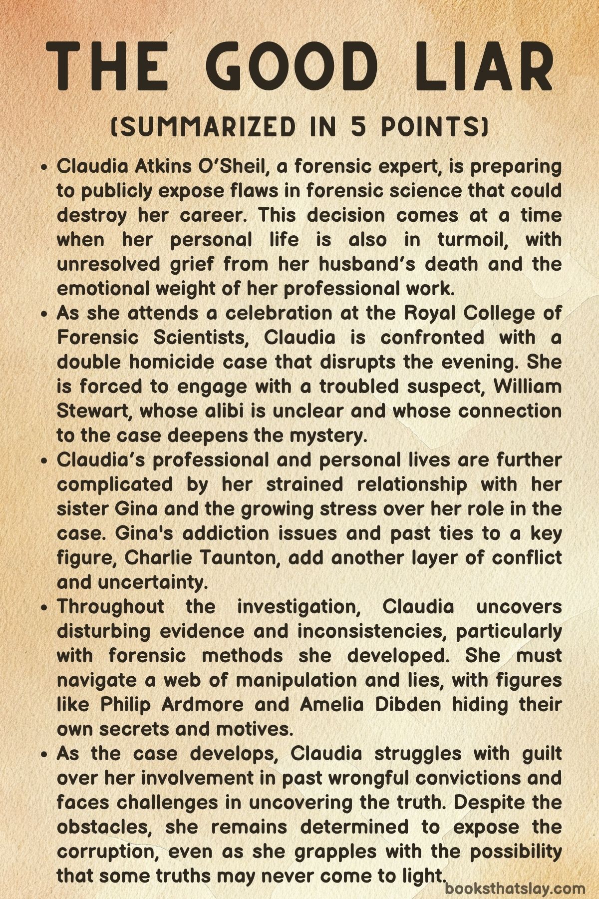 The Good Liar Summary