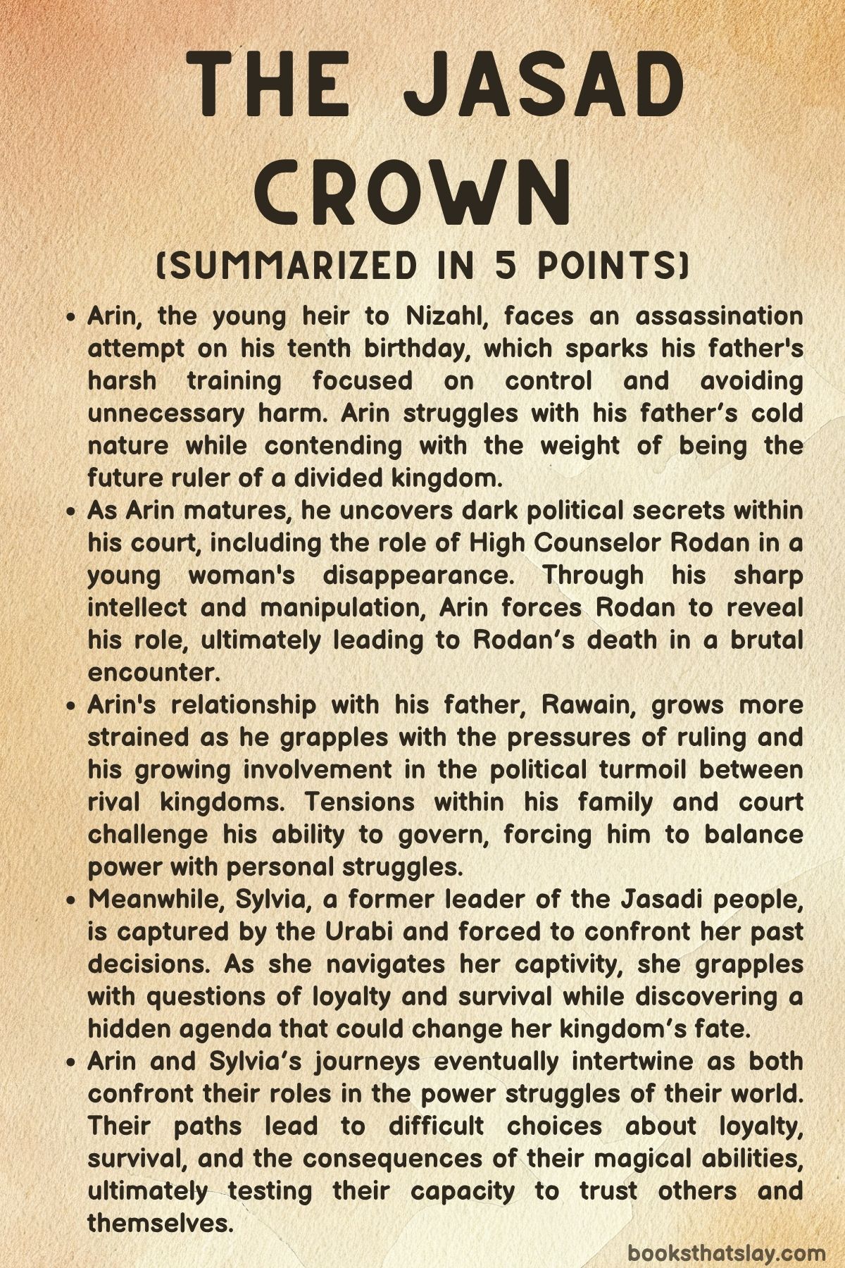 The Jasad Crown Summary,