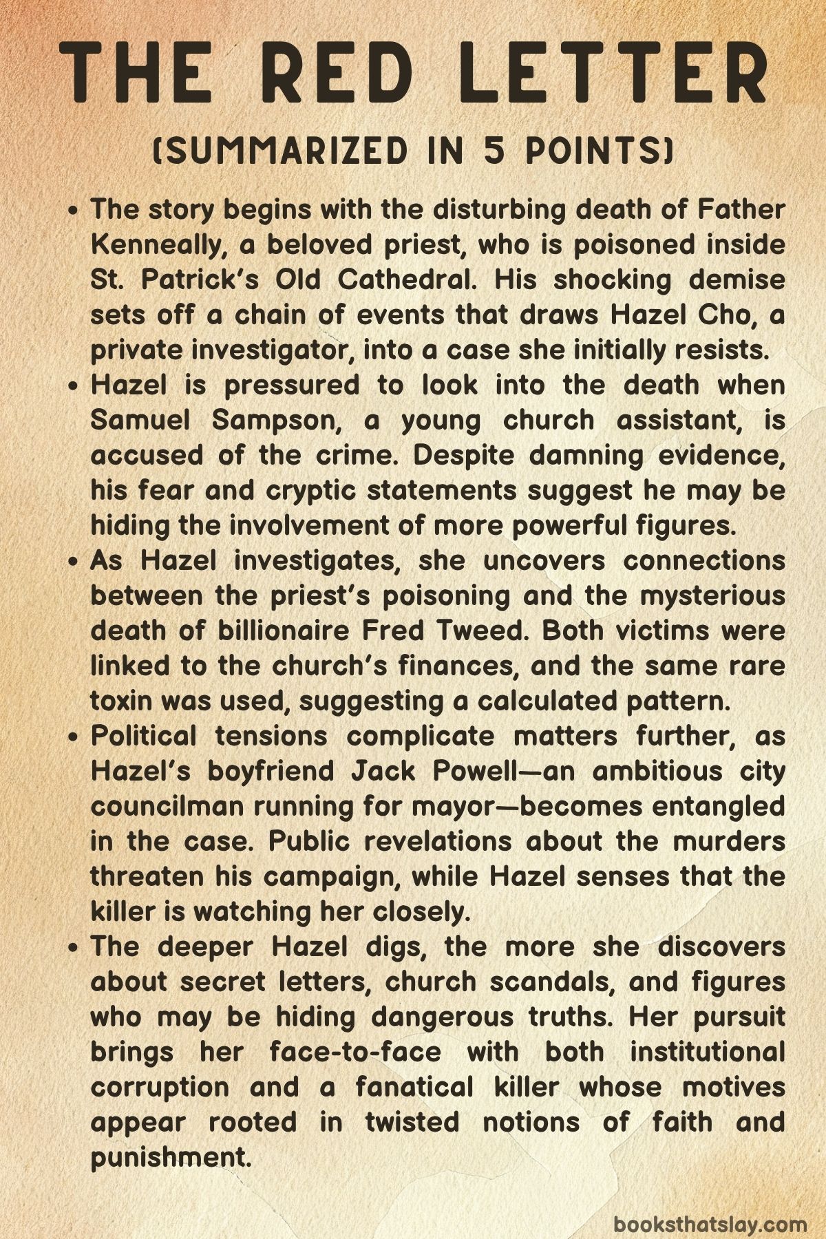 The Red Letter by Daniel G. Miller summary