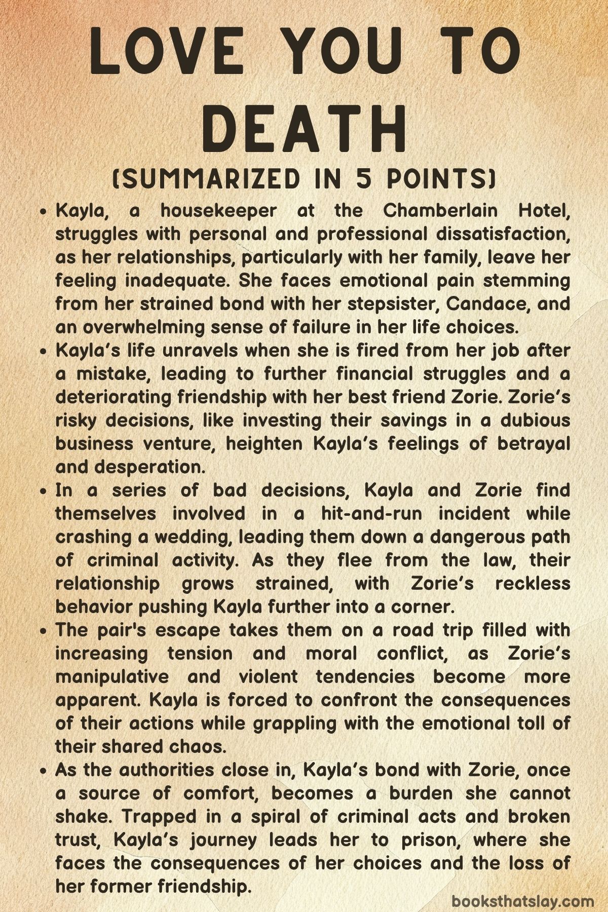 Love You To Death Summary