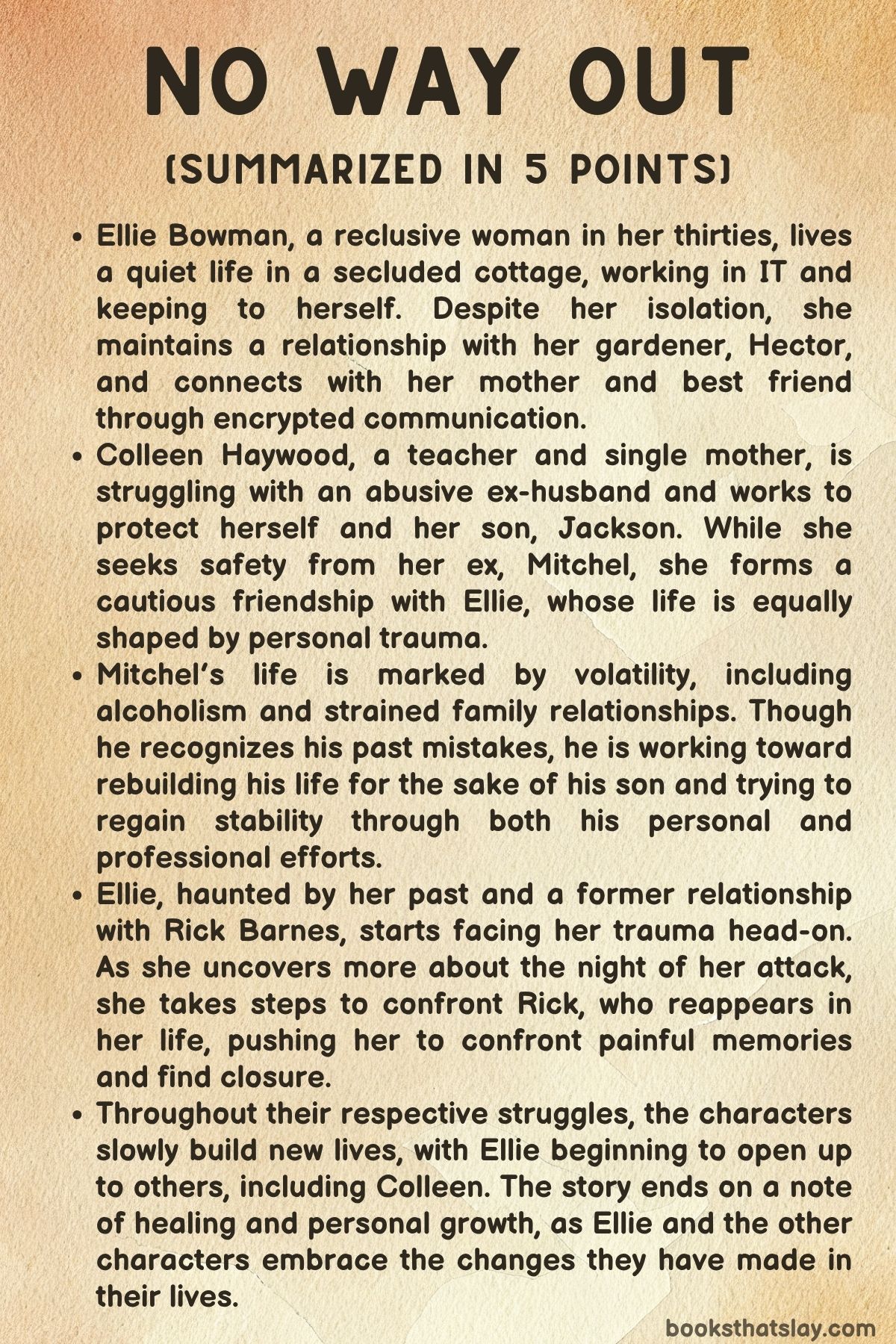 No Way Out Summary