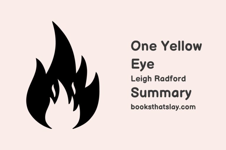 One Yellow Eye Summary, Characters and Themes