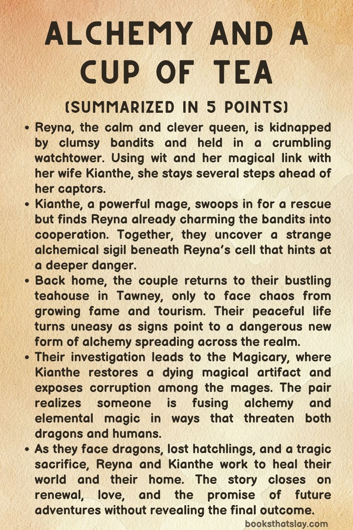 Alchemy and a Cup of Tea Summary
