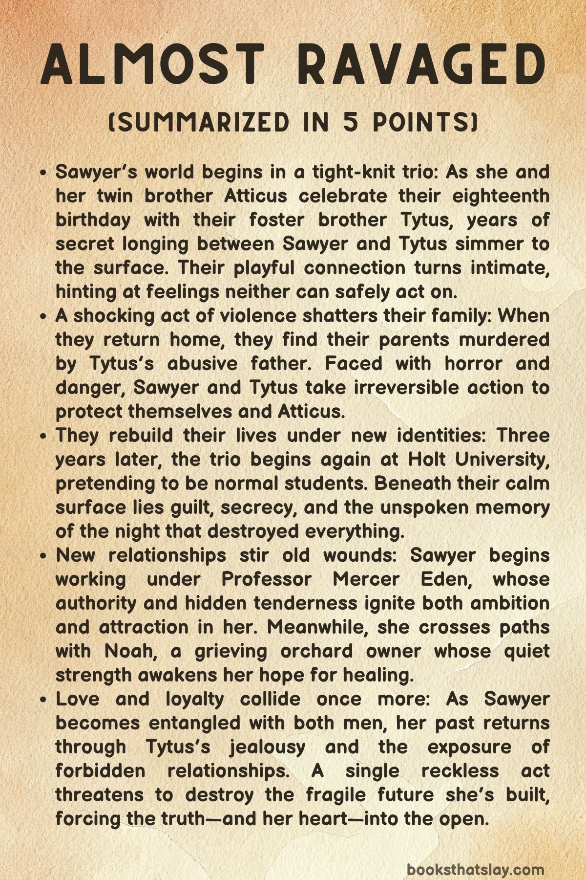 Almost Ravaged by Abby Millsaps Summary