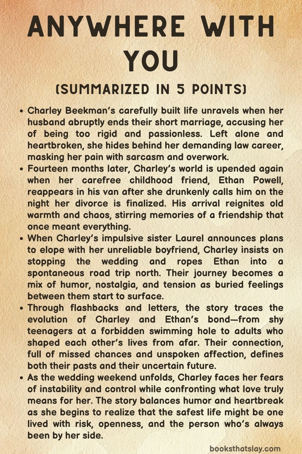 Anywhere With You Summary