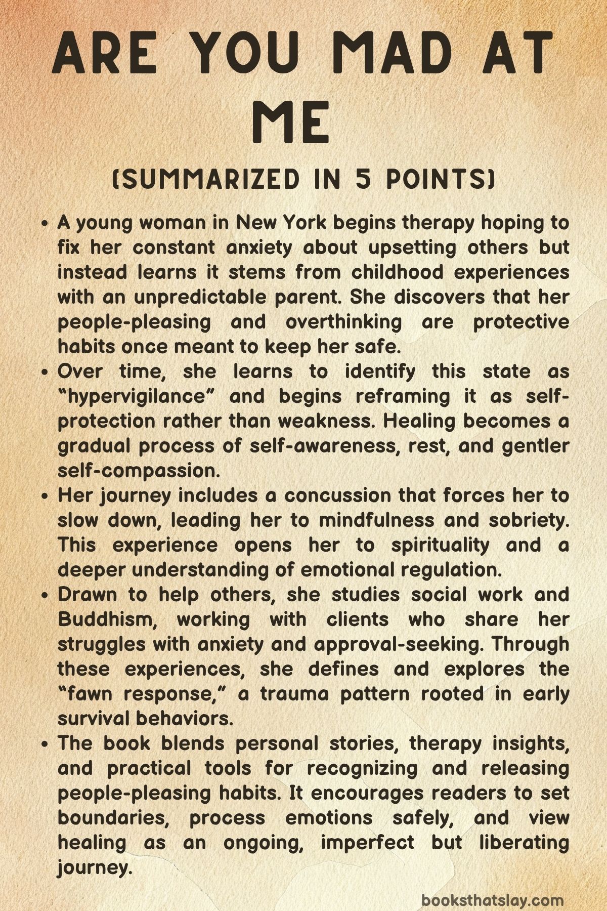 Are You Mad At Me Summary