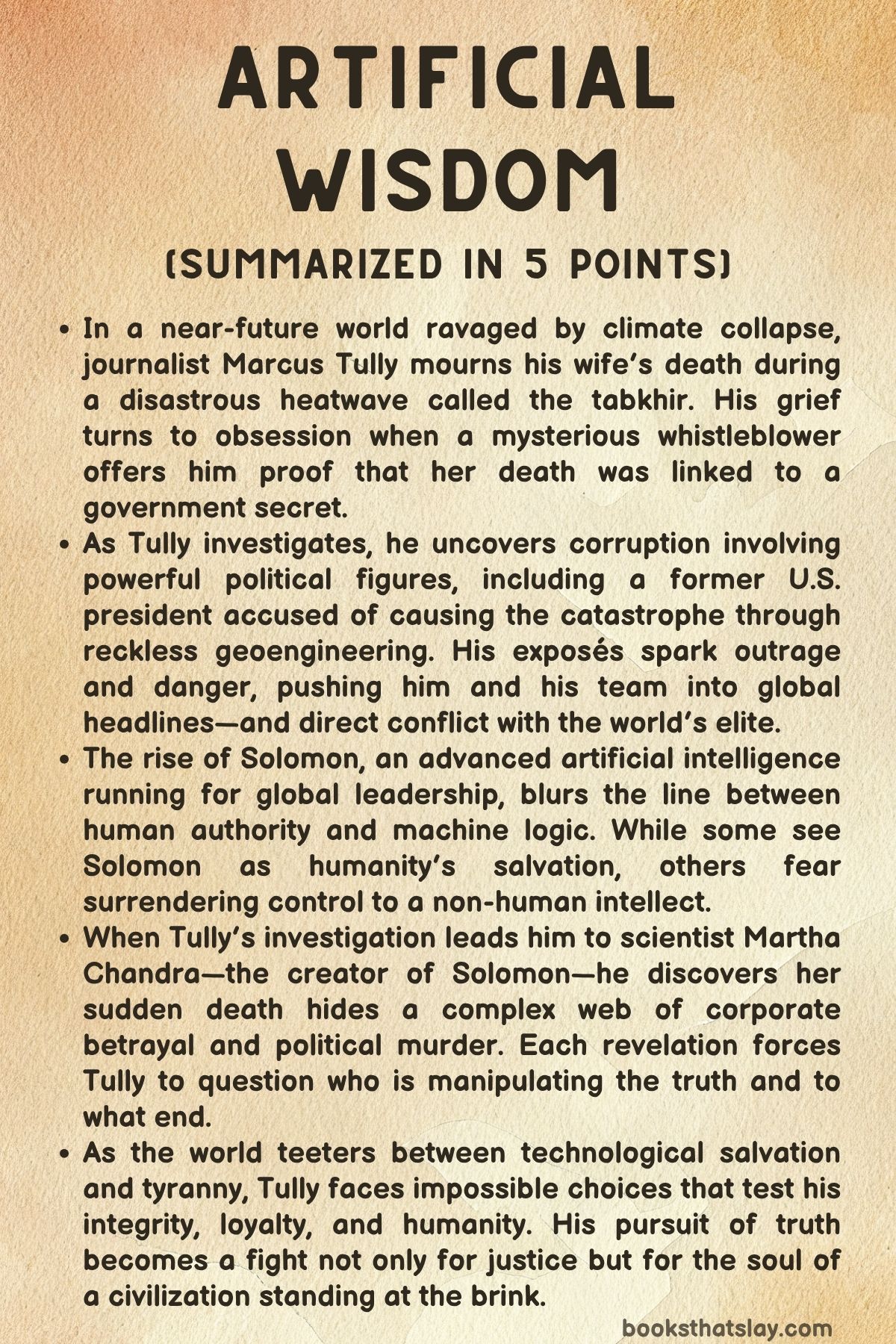 Artificial Wisdom by Thomas R. Weaver summary