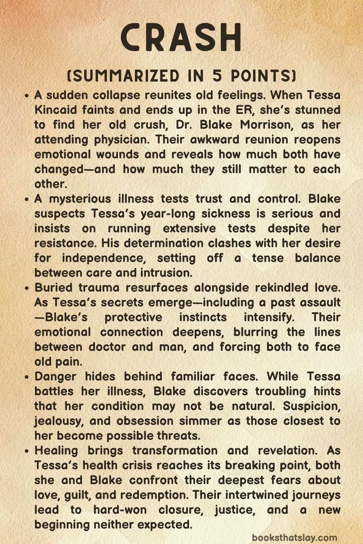 Crash by Kathy Lockheart Summary