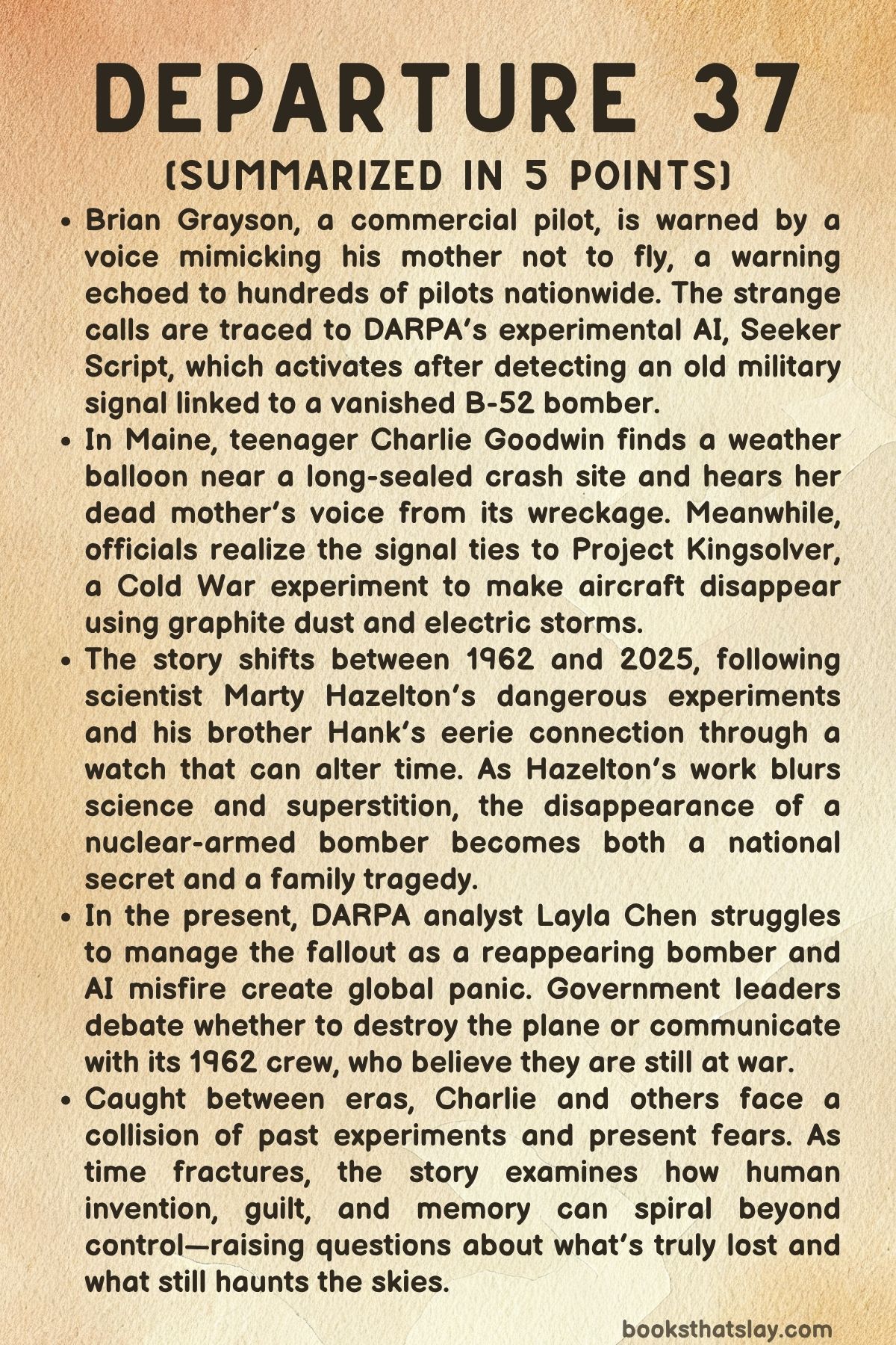 Departure 37 Summary