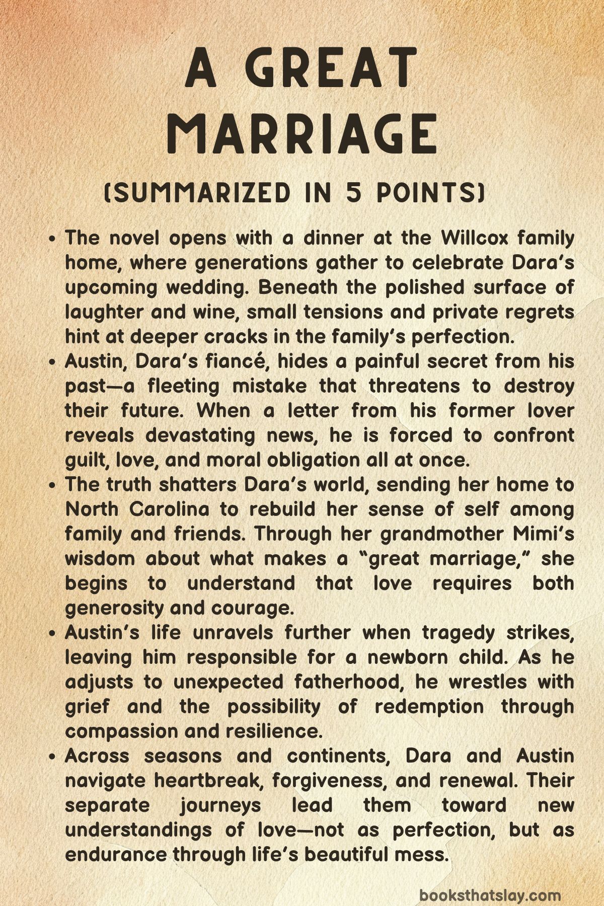 A Great Marriage by Frances Mayes Summary