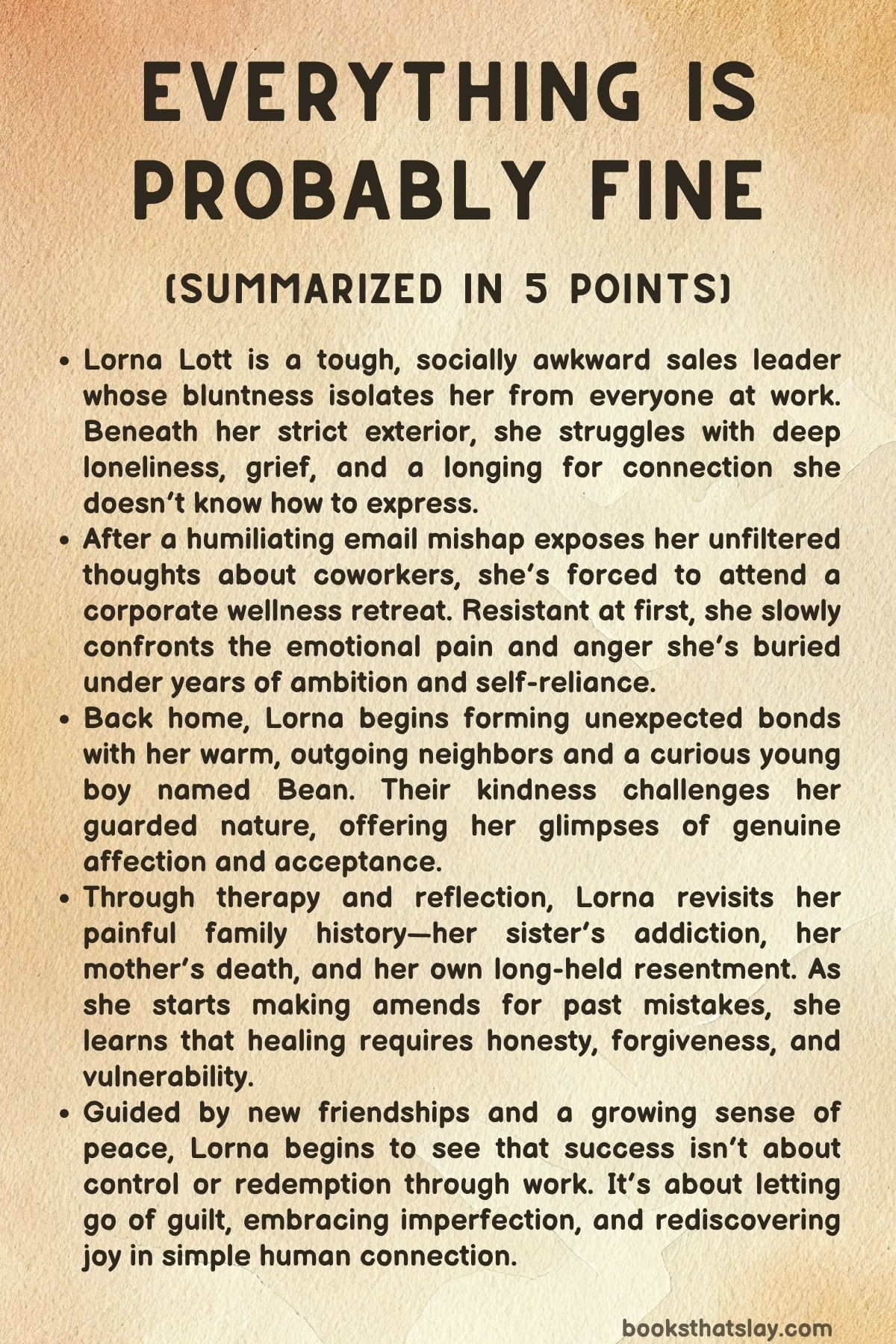 Everything is Probably Fine Summary