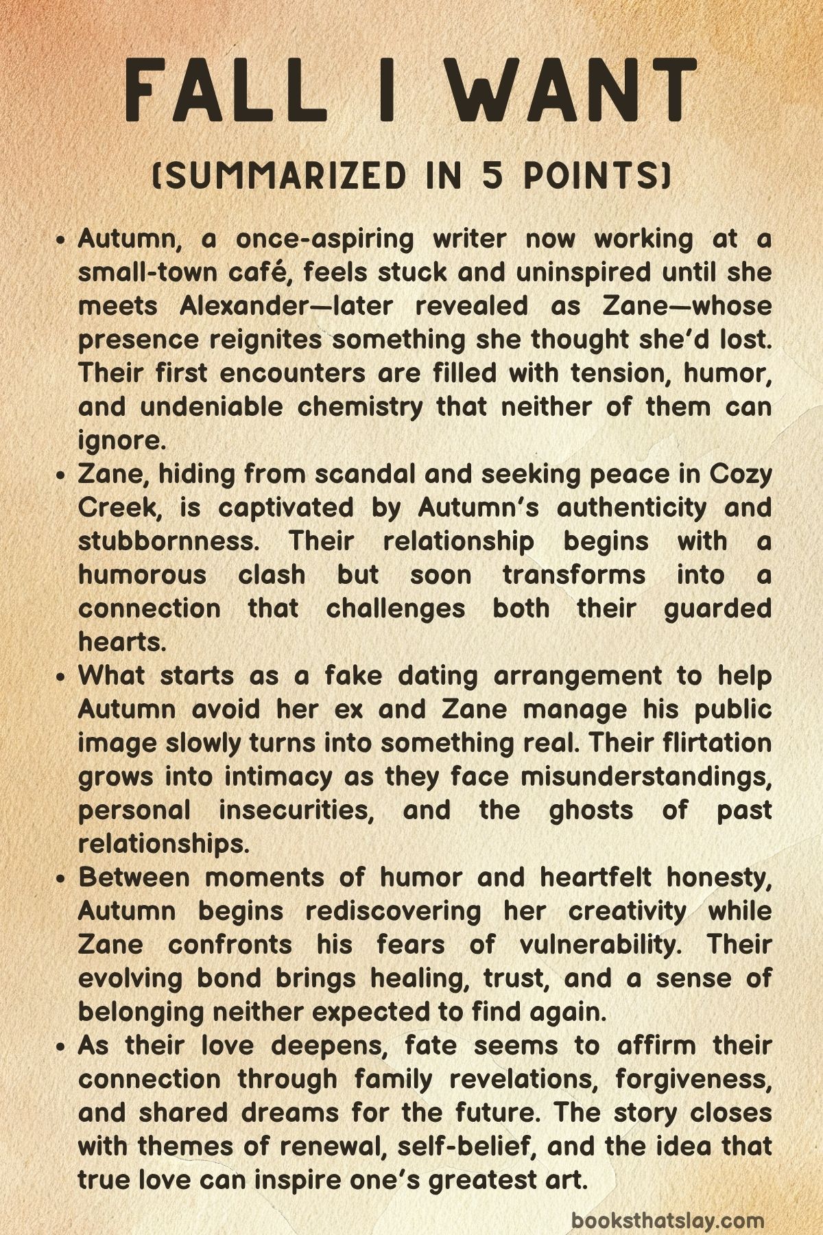 Fall I Want by Lyra Parish Summary