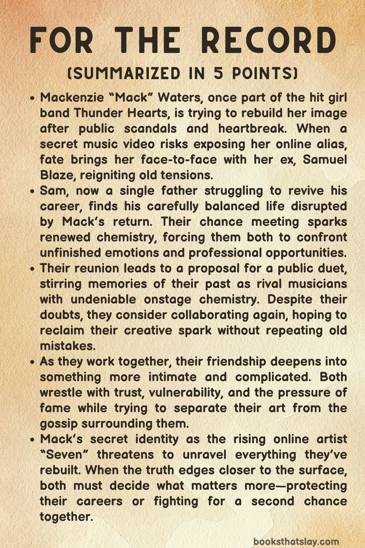 For the Record Summary 