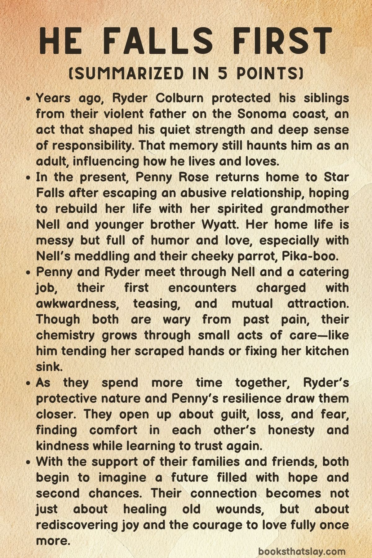 He Falls First by Jill Shalvis Summary