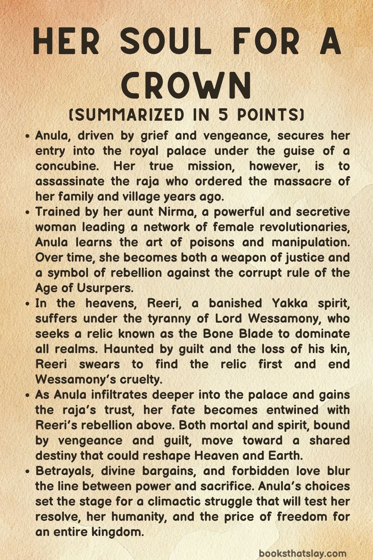 Her Soul For a Crown Summary
