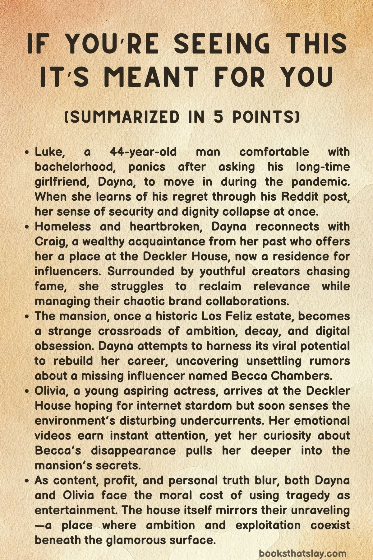 If You’re Seeing This It’s Meant for You Summary