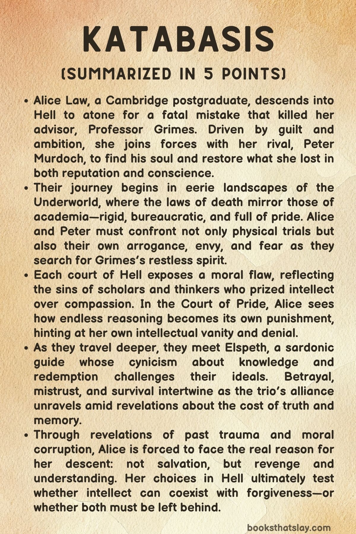 Katabasis by R.F.Kuang Summary