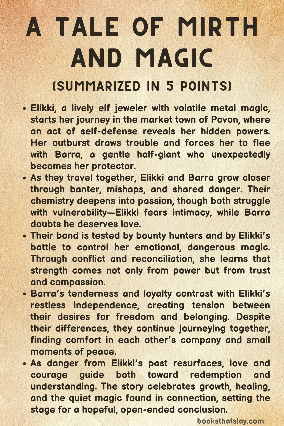 A Tale of Mirth and Magic Summary