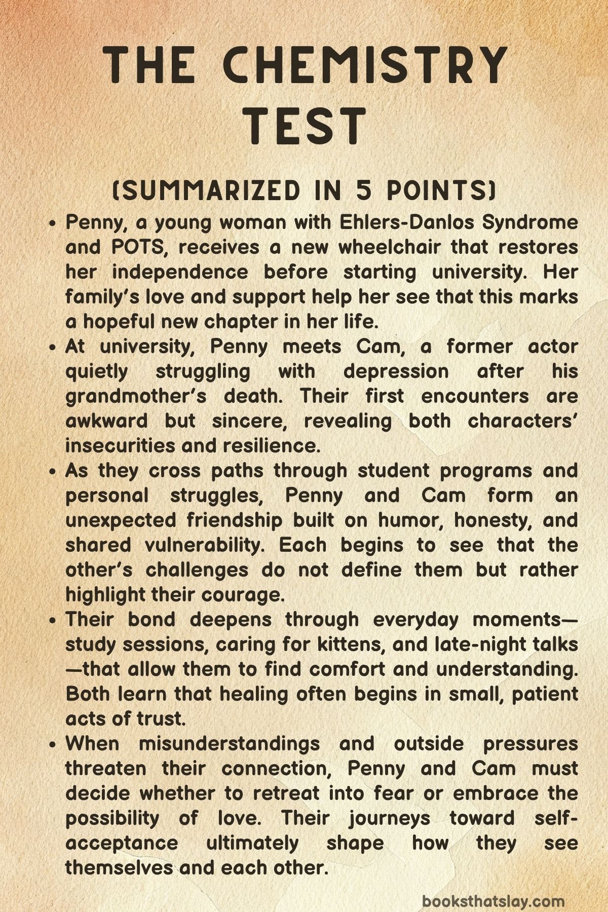 The Chemistry Test Summary