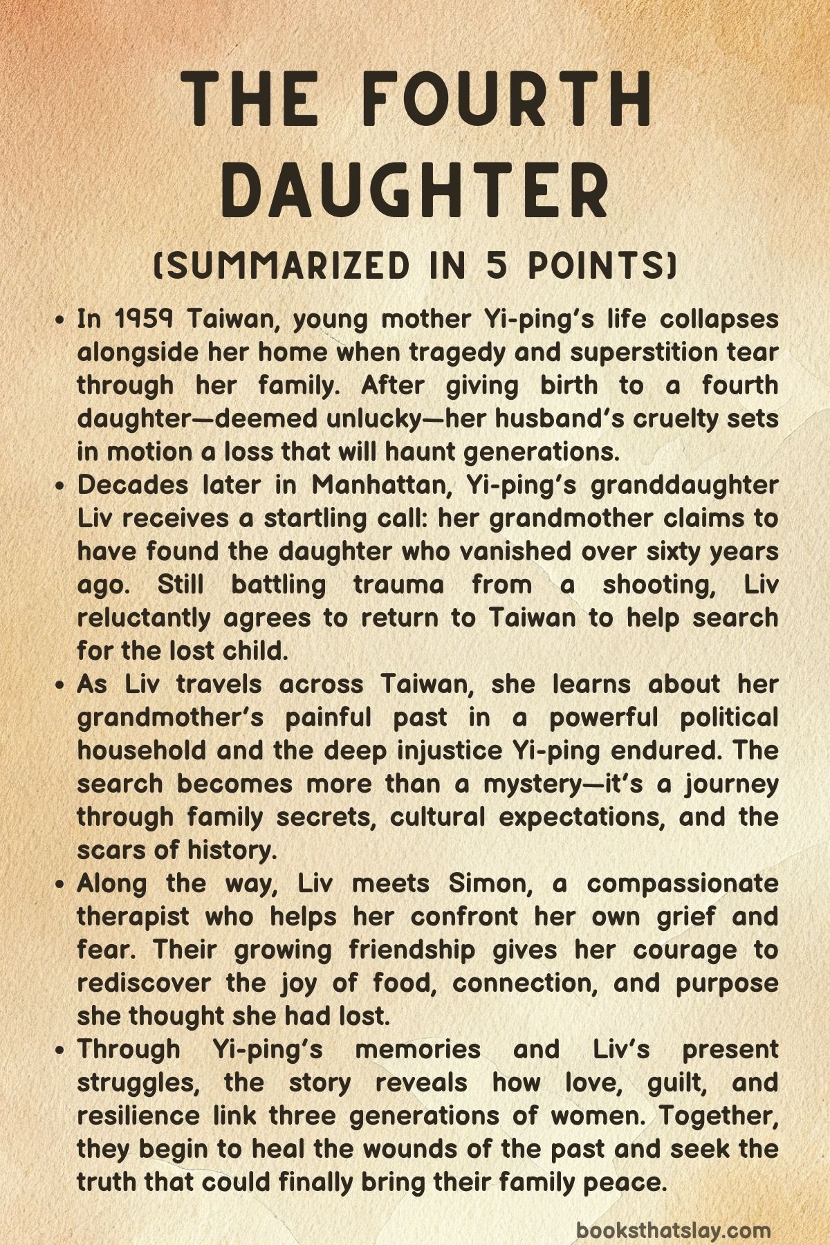 The Fourth Daughter Summary