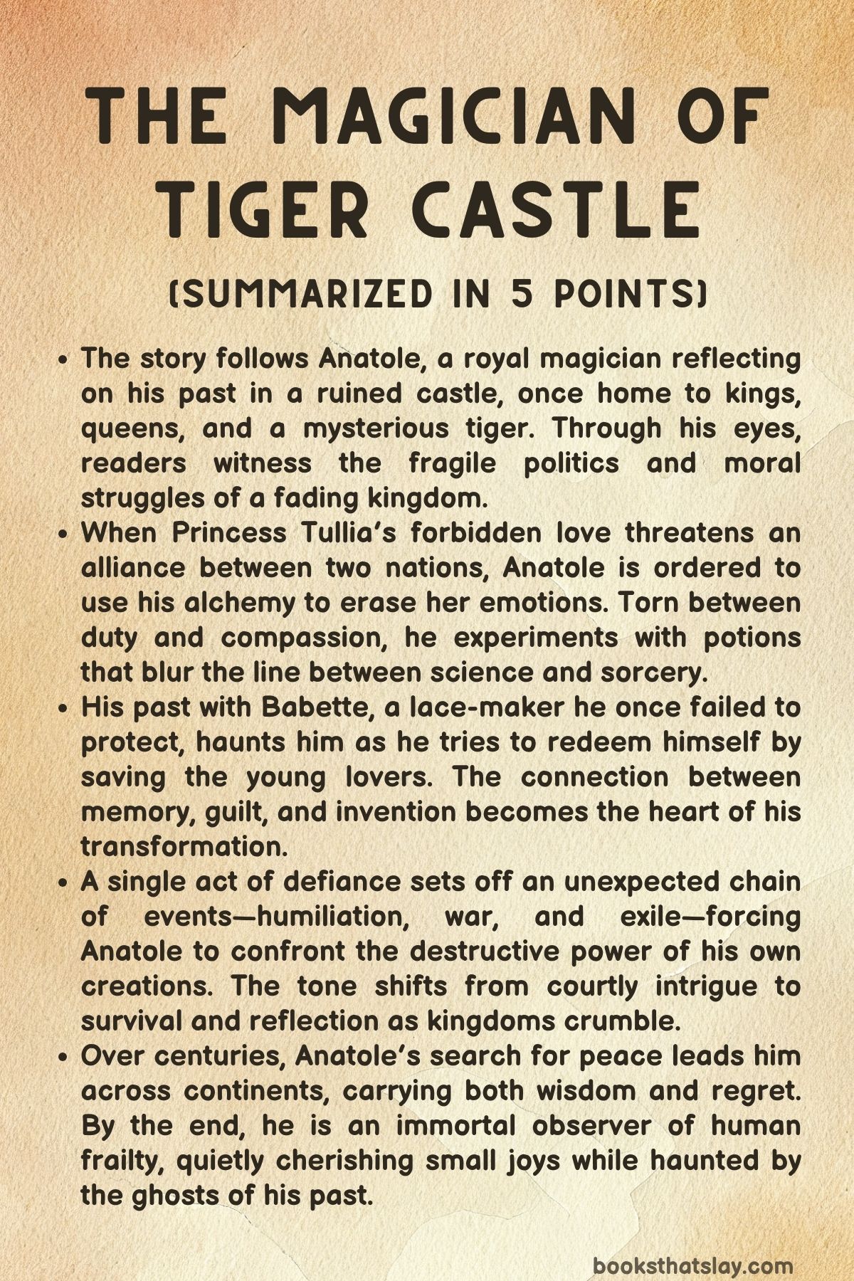 The Magician of Tiger Castle Summary, Characters and Themes