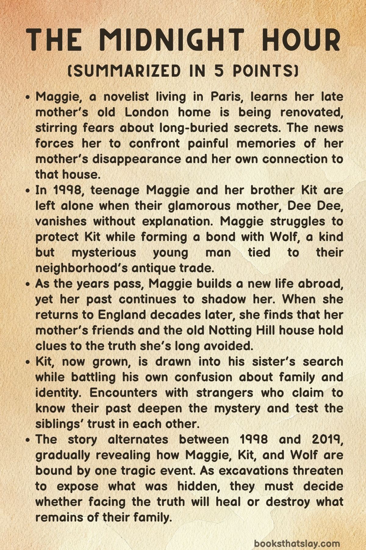 The Midnight Hour Summary, Characters and Themes