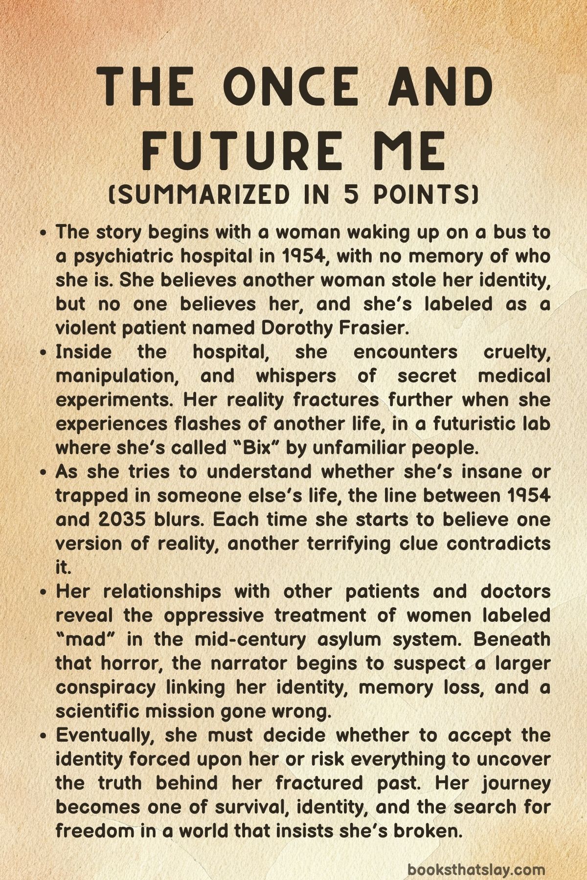 The Once and Future Me Summary, Characters and Themes