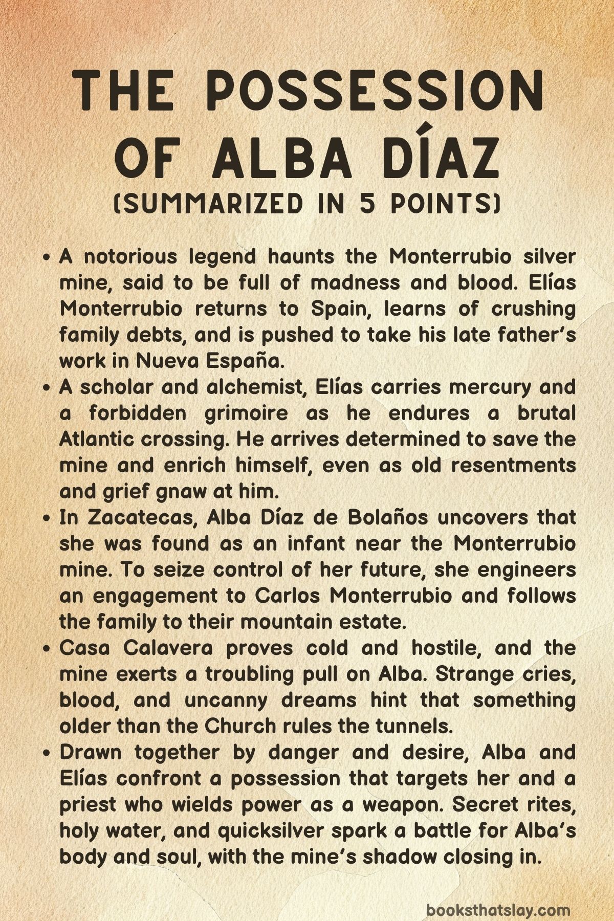 The Possession of Alba Díaz Summary, Characters and Themes