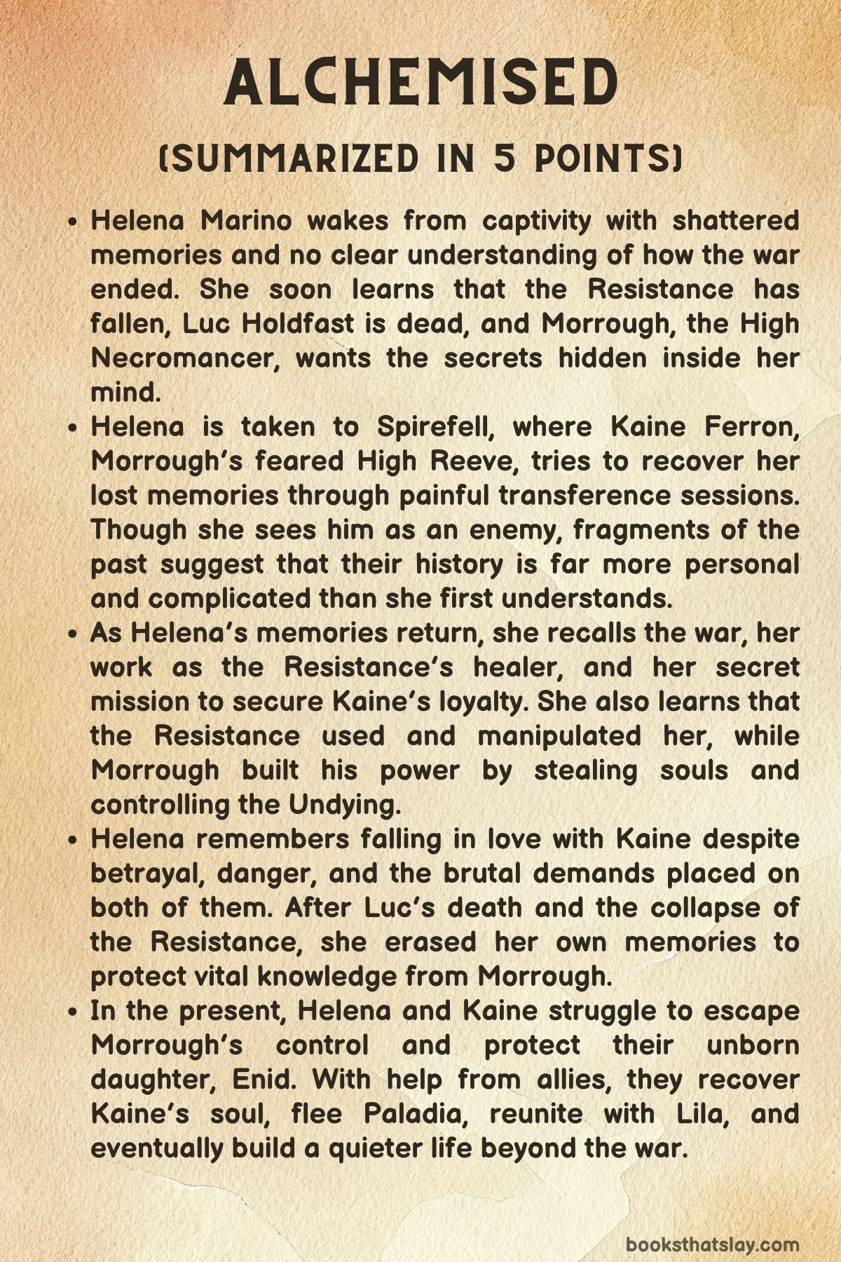Alchemised Summary