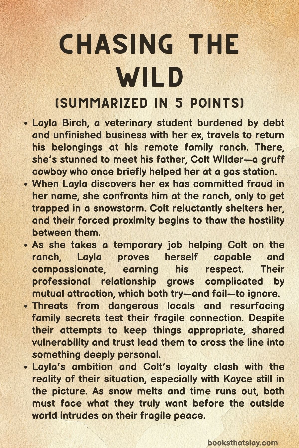 Chasing The Wild Summary, Characters and Themes