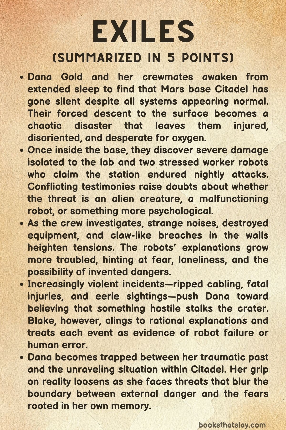 Exiles by Mason Coile Summary, Characters and Themes