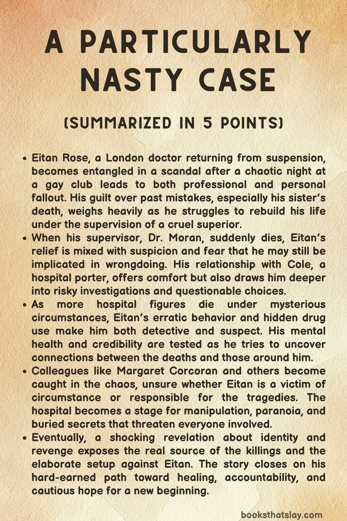 A Particularly Nasty Case Summary, Characters and Themes
