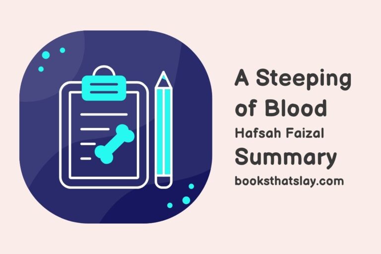 A Steeping of Blood Summary, Characters and Themes