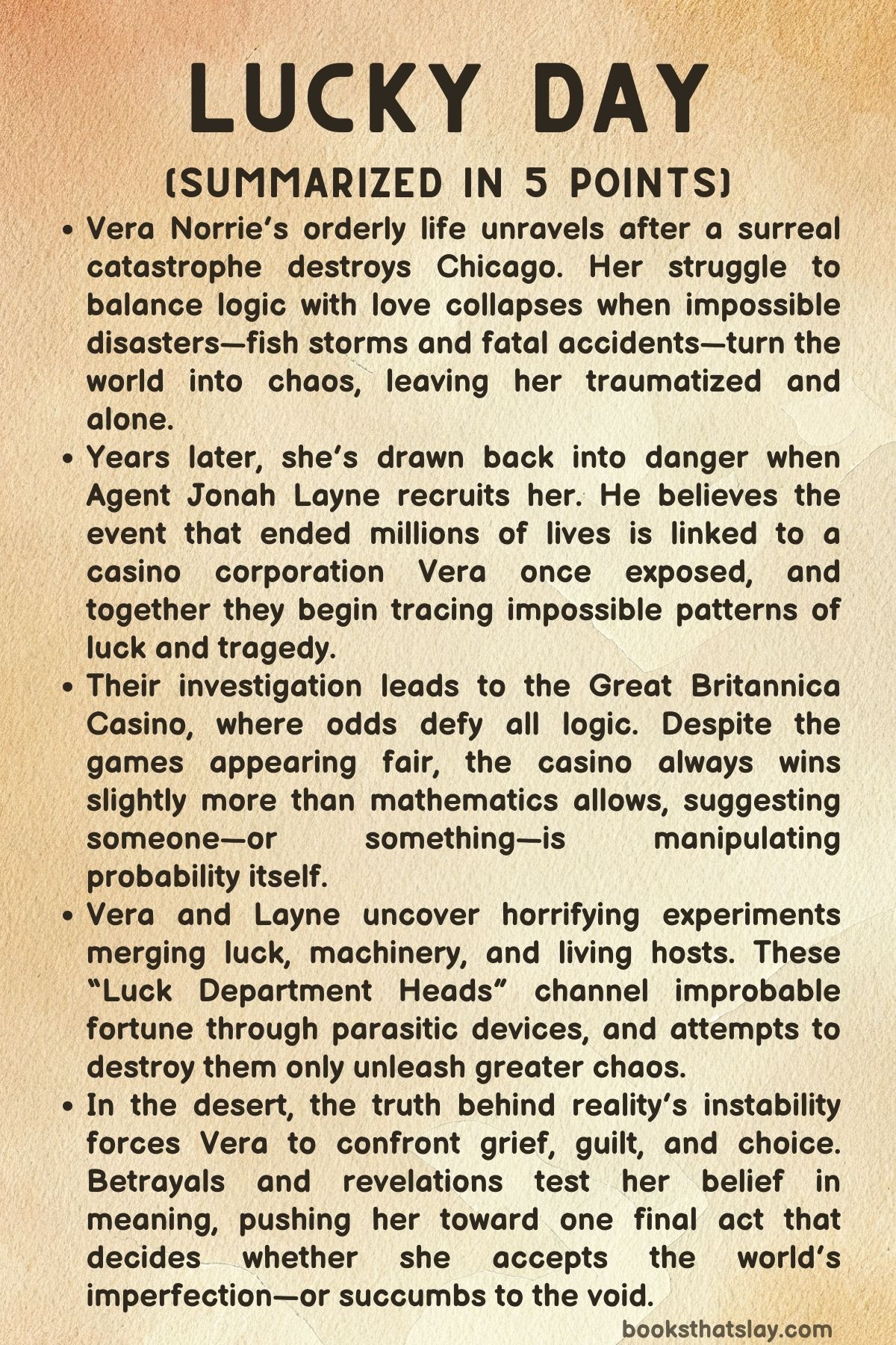 Lucky Day by Chuck Tingle Summary