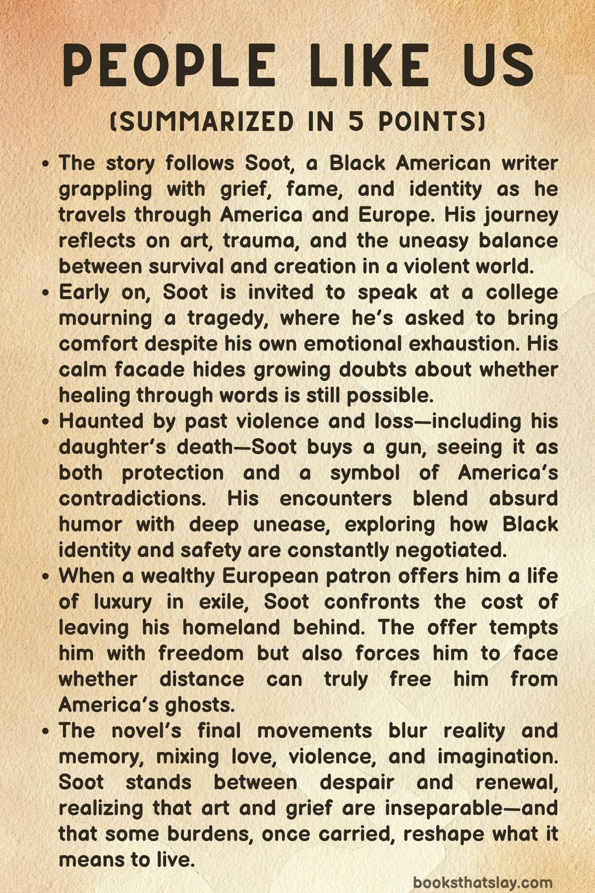 People Like Us Summary