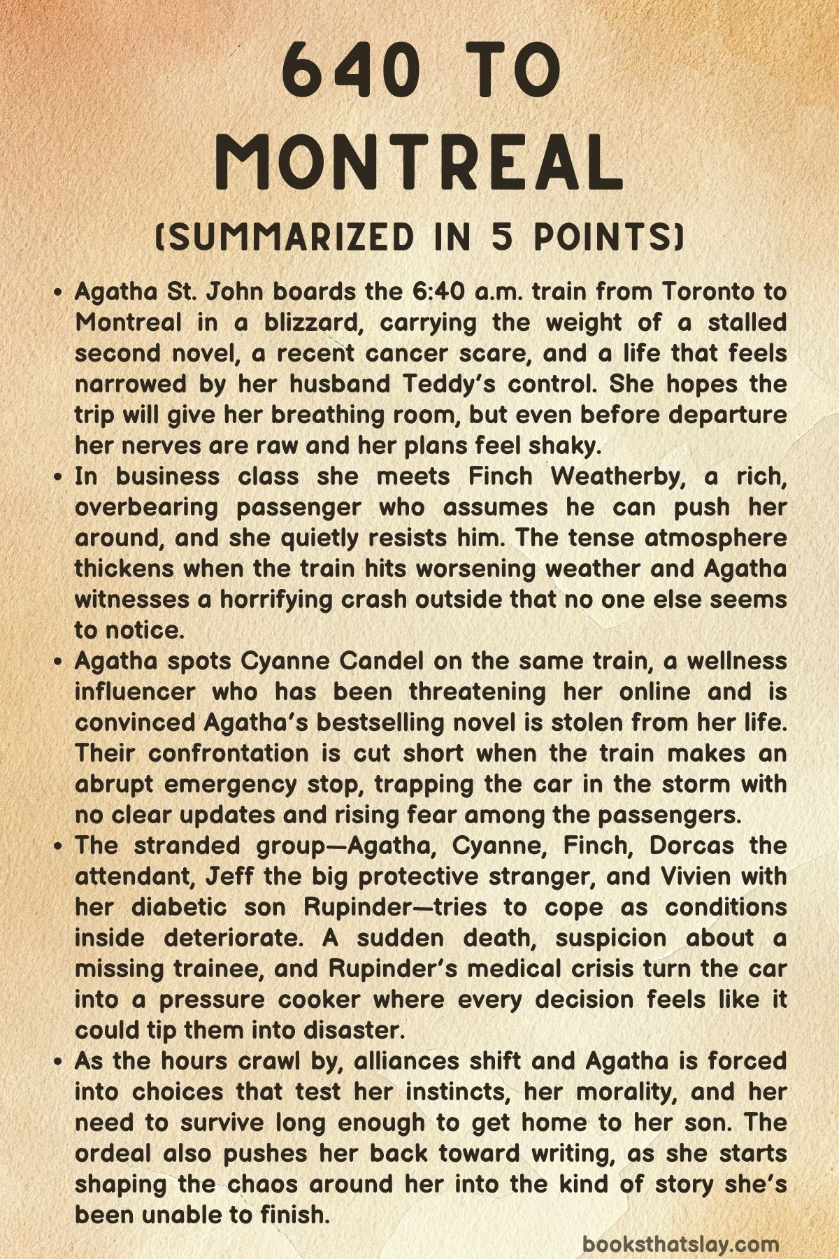 640 to Montreal Summary