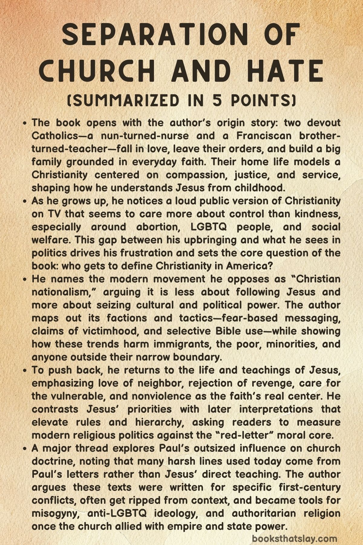 Separation of Church and Hate Summary and Analysis