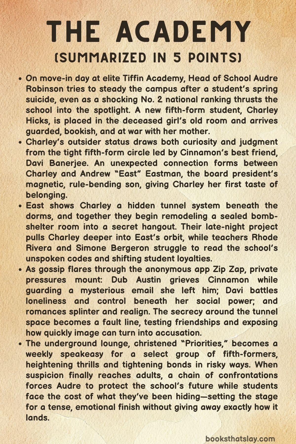 The Academy by Elin Hilderbrand Summary, Characters and Themes