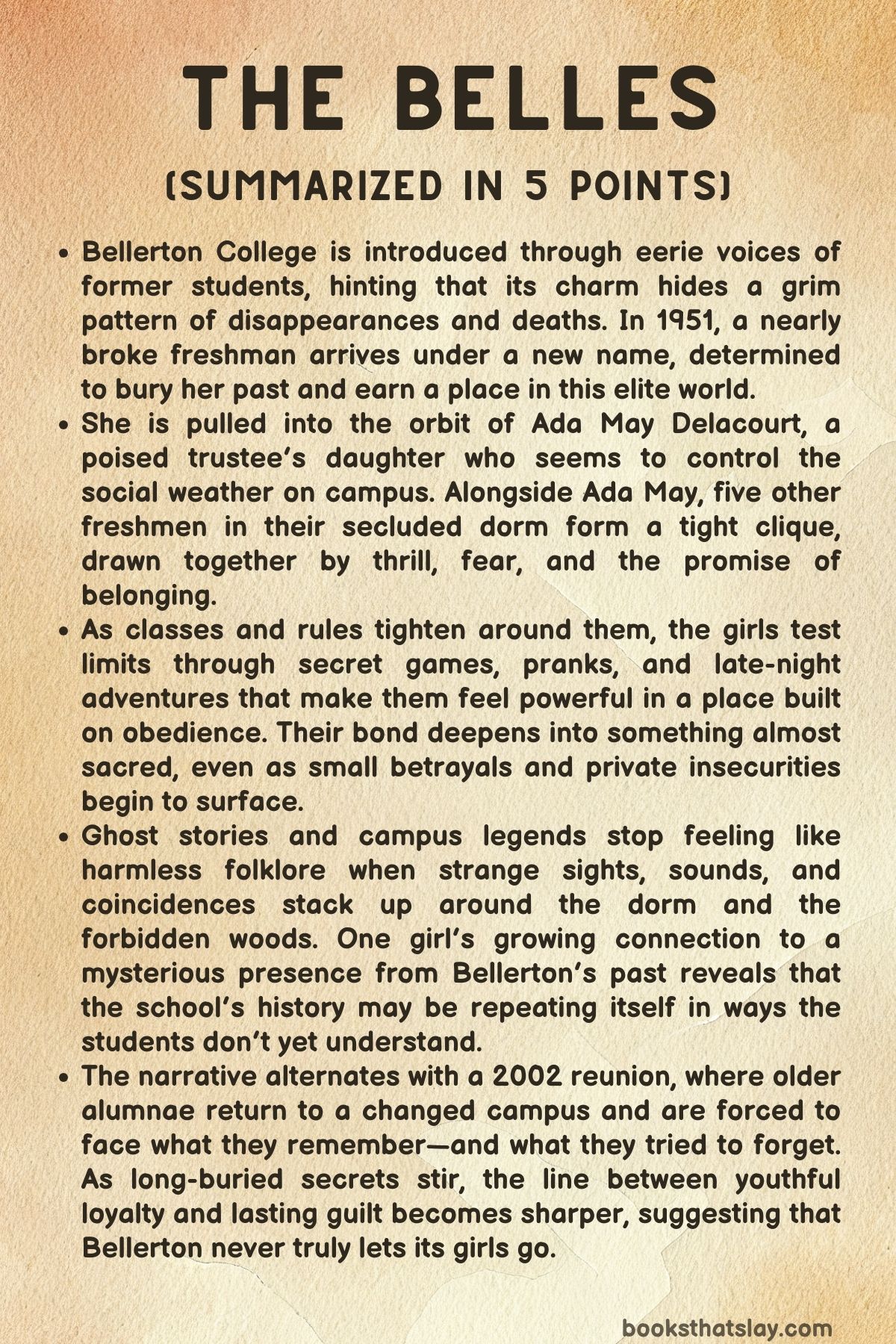 The Belles Summary, Characters and Themes