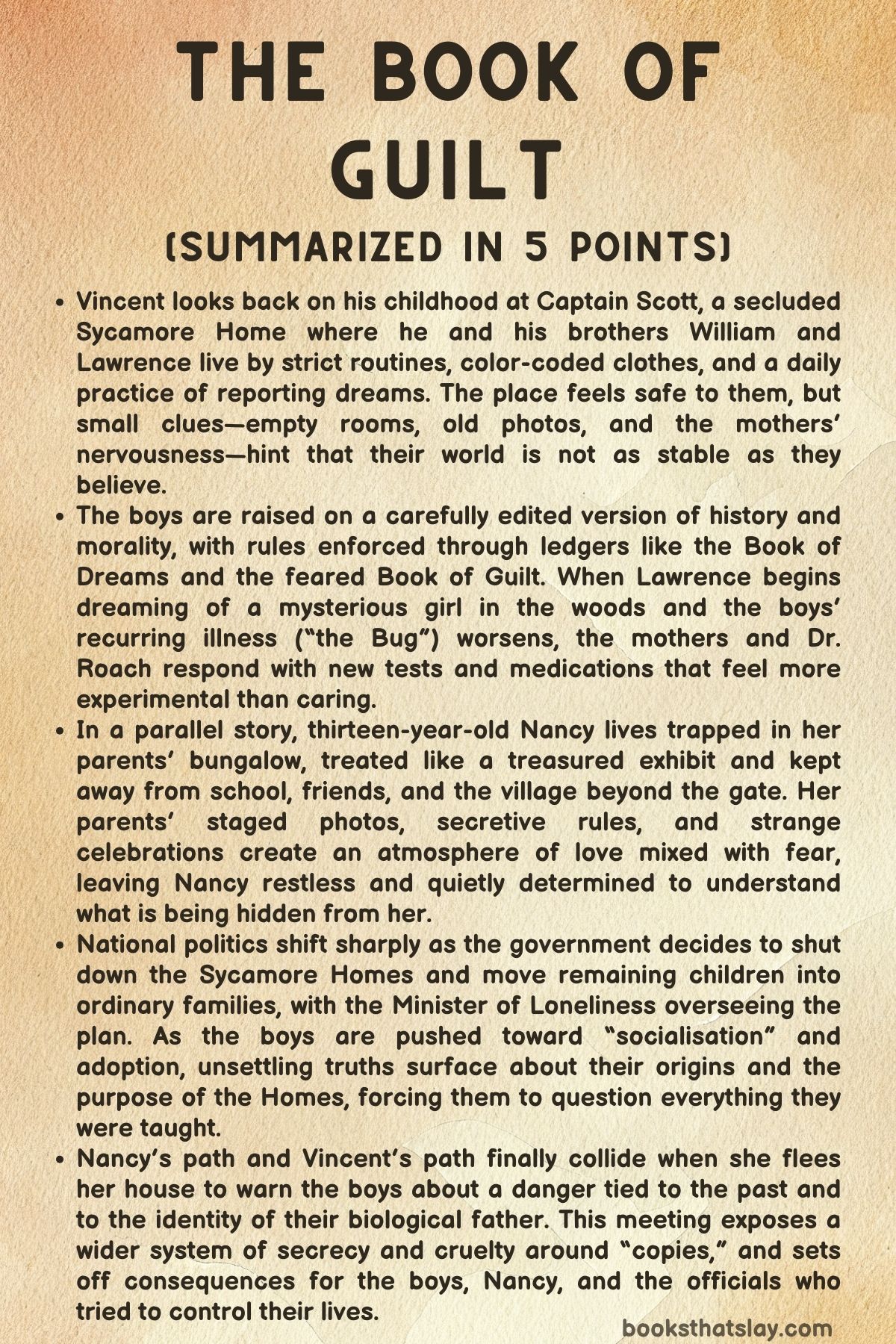 The Book of Guilt Summary, Characters and Themes