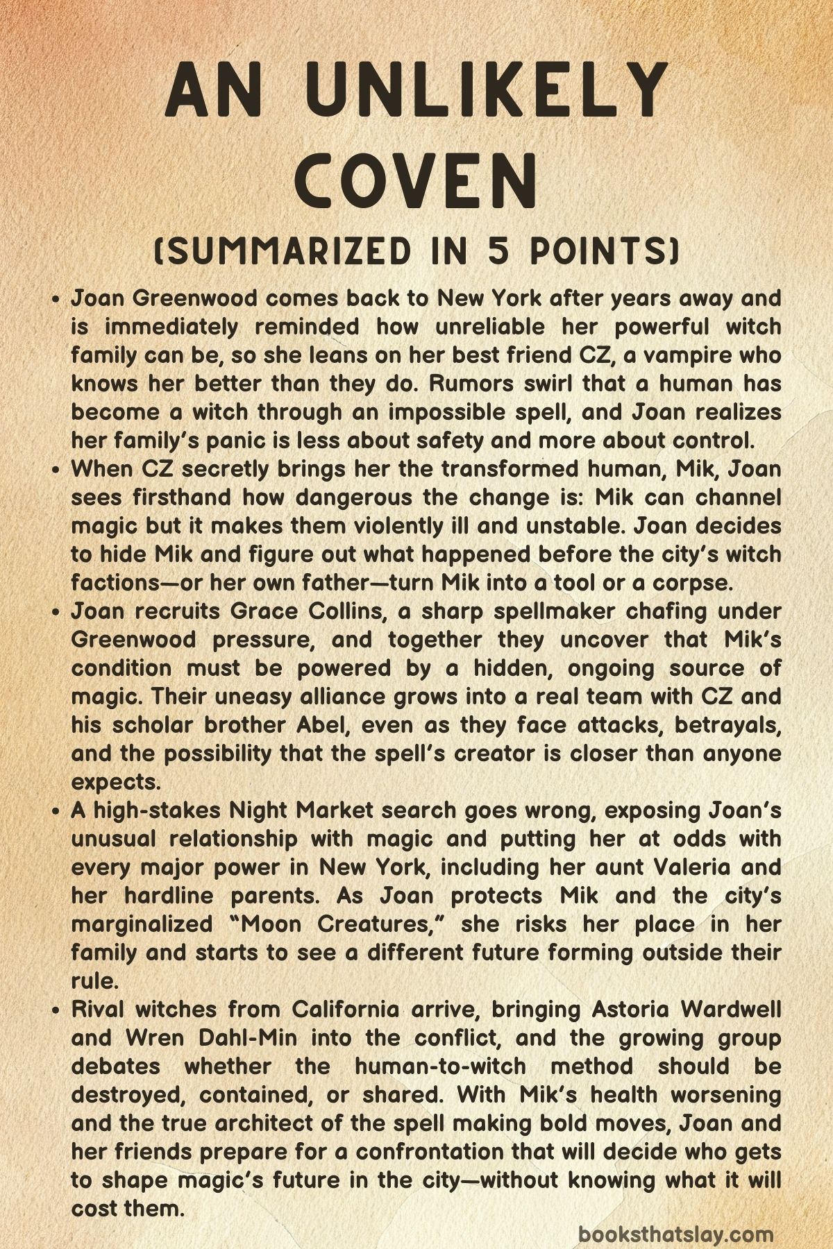 An Unlikely Coven Summary