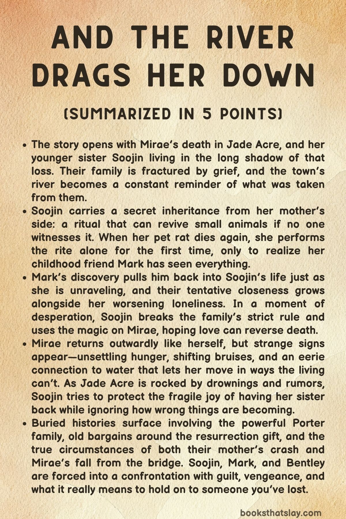 And The River Drags Her Down