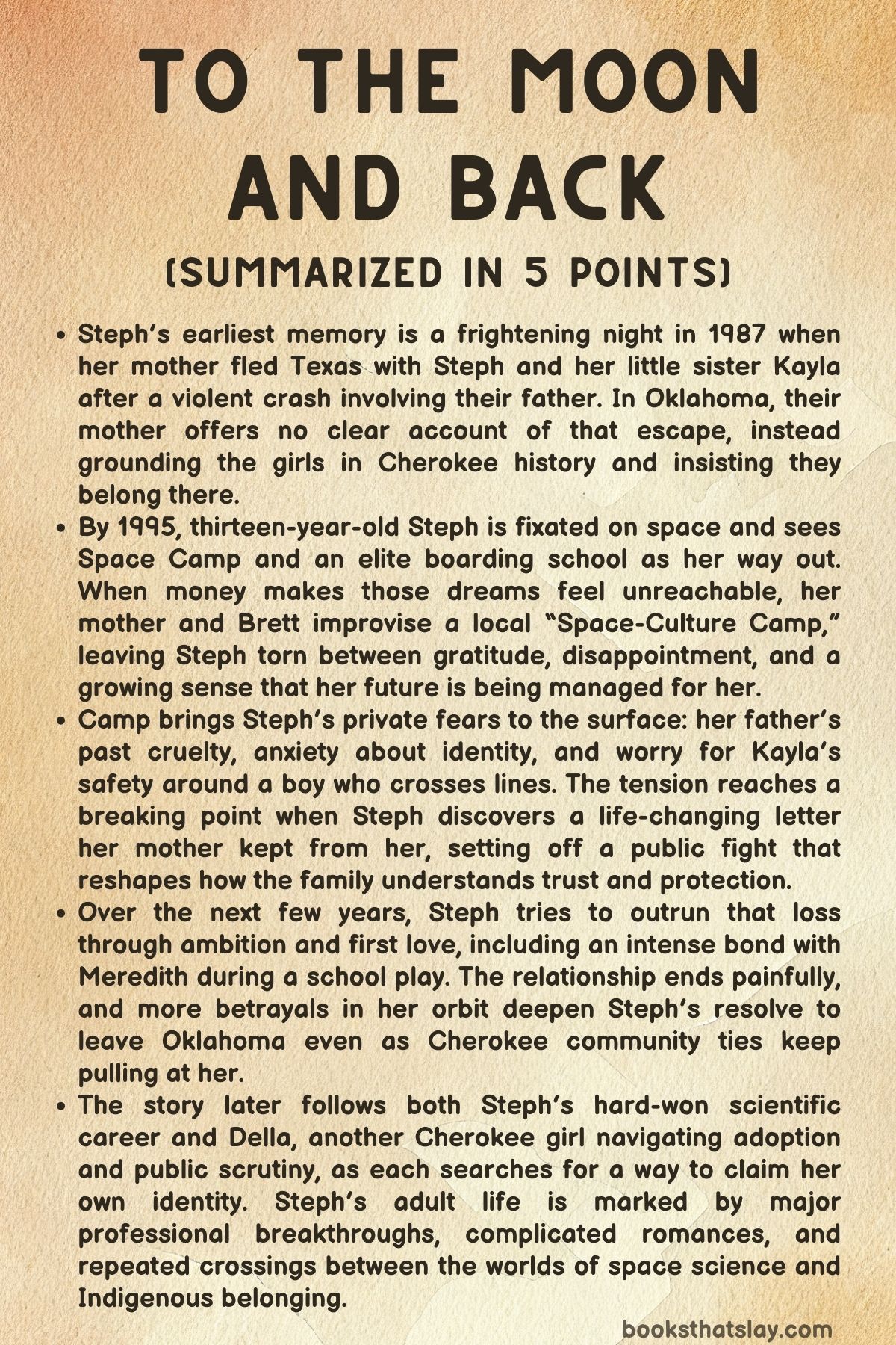 To The Moon and Back Summary, Characters and Themes