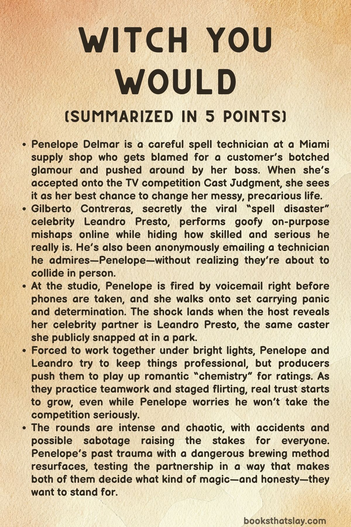 Witch You Would Summary, Characters and Themes